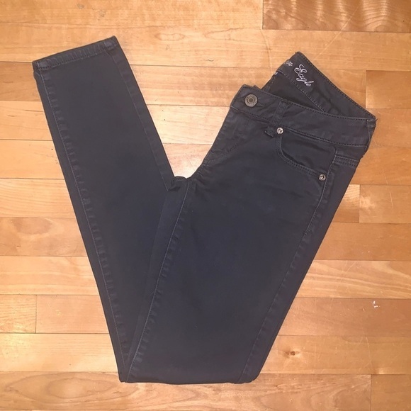 Gray American Eagle Skinny Jeans Size 0 - Picture 1 of 11